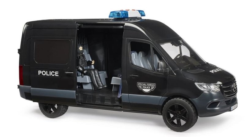 Bruder 2685 MB Sprinter s policistou těžkooděncem