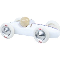Vilac Voiture en bois grand Grand prix vintage blanc