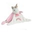 Doudou Dárková sada - plyšový muchláček jednorožec růžový 20 cm