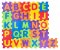 Rompecabezas de espuma del alfabeto 52 piezas