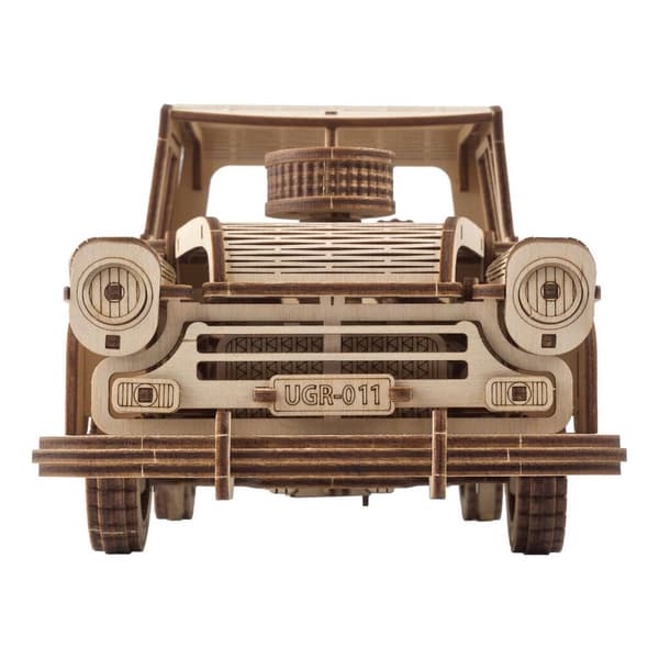 Ugears 3D Puzzle meccanico in legno Camion americano (Pick-up)