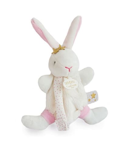 Doudou Set cadou - Jucărie cu suzetă pentru iepure 15 cm