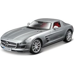 Maisto - Mercedes-Benz SLS AMG, argintiu, 1:18
