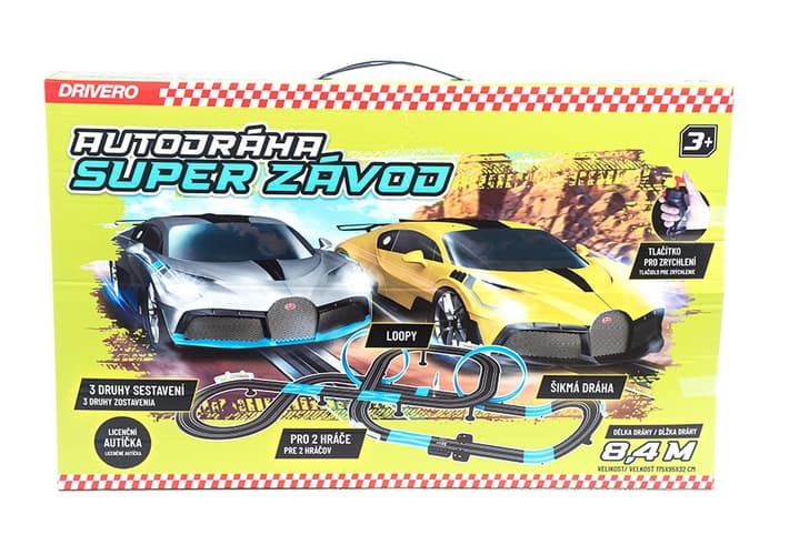 Autodráha DRIVERO Super závod 8,4m