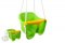 Balançoire pour bébé en plastique vert 30x23x28 cm