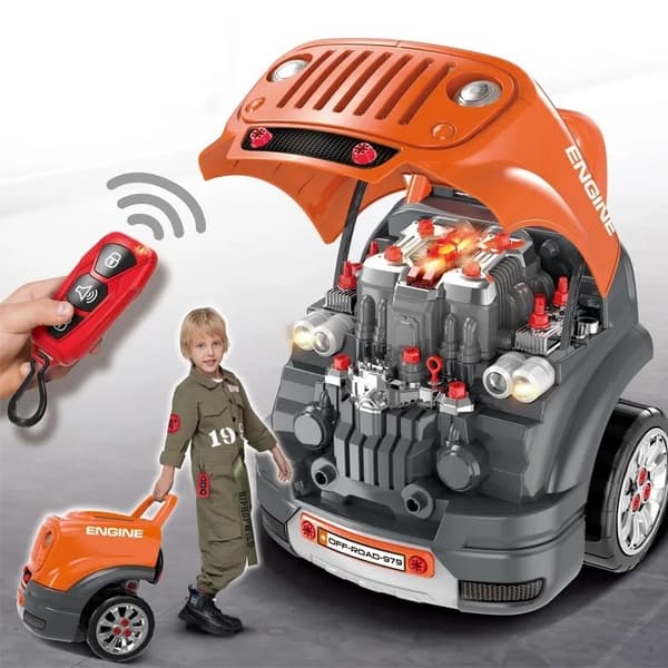 Bavytoy Autodílna OFF-ROAD dětská sada automechanik