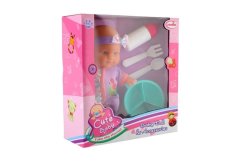Păpușă bebeluș 20cm cu accesorii