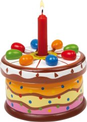 Gâteau d'anniversaire de la boîte de jeu Small Foot