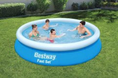 Nadzemní bazén kruhový Bestway Fast Set, průměr 3,66 m, výška 76 cm