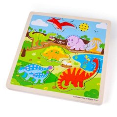 Bigjigs Toys Puzzle avec son Dinosaures