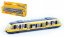 Žltý vlak RegioJet 17 cm na voľnobeh