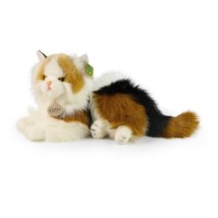 Rappa Plyšová mačka calico trojfarebná 30 cm ECO-FRIENDLY