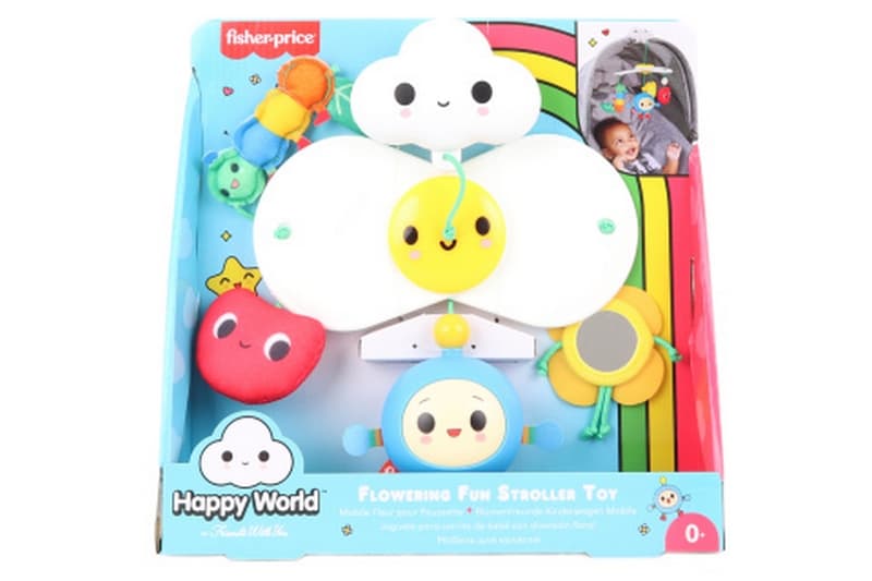 Fisher Price Happy world závěsná kytička s mráčkem