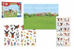 Puzzle magnetic cu accesorii Bing Bunny și prietenii lui