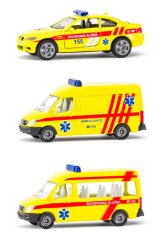 SIKU version tchèque - 1825 - set ambulance set de 3 voitures