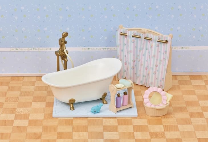 Sylvanian Families - Set de baño con bañera y ducha