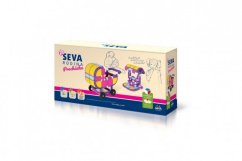 Set de construcții Seva Family Walking plastic 166 buc