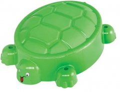Paradiso Sandbox tortue vert clair avec couvercle
