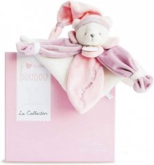 Doudou Set de regalo - peluche osito rosa 24 cm