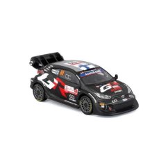 Bburago - RACE, Toyota GR Yaris Rally1 Hybrid w ozdobnym pudełku, Rovanpera #69, niebieski, 1:43