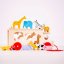 Bigjigs Toys Voiture en bois avec animaux