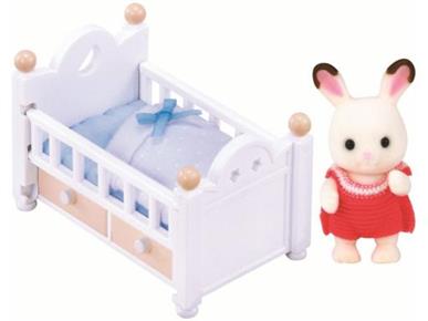 Sylvanian Families - Bébé lapin dans le lit