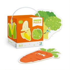 TM Toys Dodo Puzzle 2-3-4 diely Ovocie a zelenina