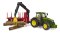 Bruder 3154 Traktor John Deere 7R 350 so zadným prívesom a 4 kládami