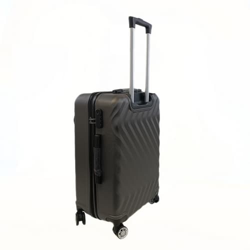 Bavy Cestovní kufr skořepinový 24" Waves Dark grey