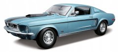 Maisto - Ford Mustang GT Cobra Jet FB 1968, fémkék, 1:18