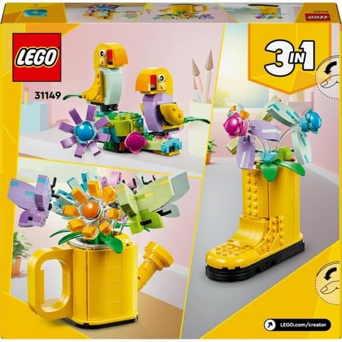 LEGO® Creator 3 en 1 (31149) Fleurs dans un arrosoir