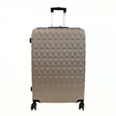 Bavy Cestovní kufr skořepinový 28" Diamond Gold beige
