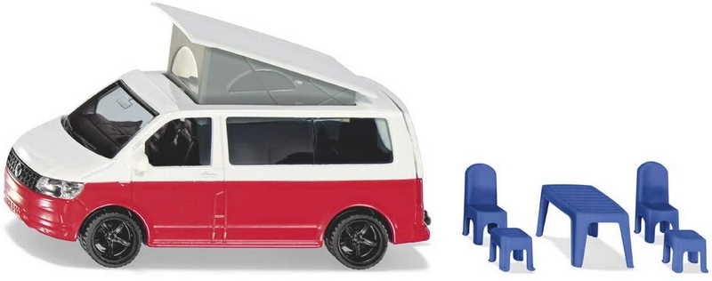 SIKU Super 1922 VW T6 California mozgatható tetővel és tartozékokkal