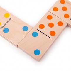 Bigjigs Toys Duże drewniane domino