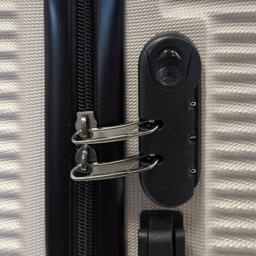 Bavy Cestovní kufr skořepinový 28" Circle Gold beige