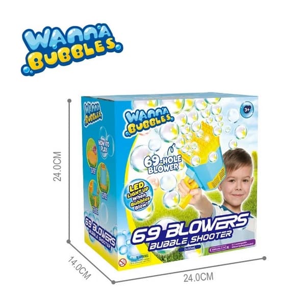 Bublifuková pistole s nabíjecí baterií