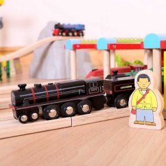 Bigjigs Rail Réplique en bois de la locomotive Black 5 engine