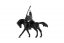 Figurine cavaleri cu cai din plastic 5-7cm în pungă
