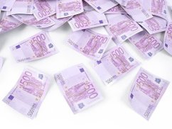 Confetti party 60cm billet 500 EUR