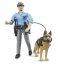 Bruder 62150 BWORLD Polițist cu câine