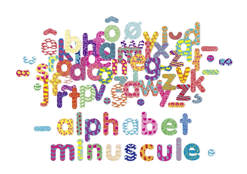 Vilac alphabet magnétique en bois 81pcs