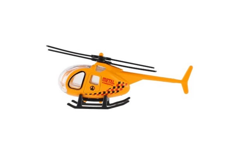 Vrtulník/Helikoptéra kov/plast 10cm