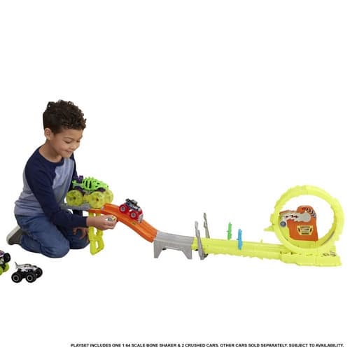 Hot Wheels Monster Trucks Power Smashers dráha - Masivní destrukce