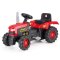 DOLU Nagy pedálos traktor,piros