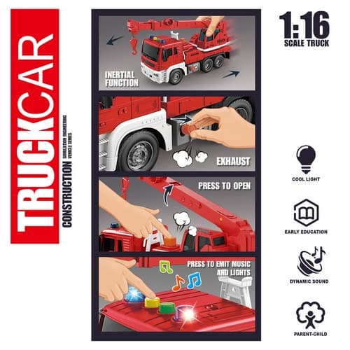 Bavytoy Hasičské auto s hákem