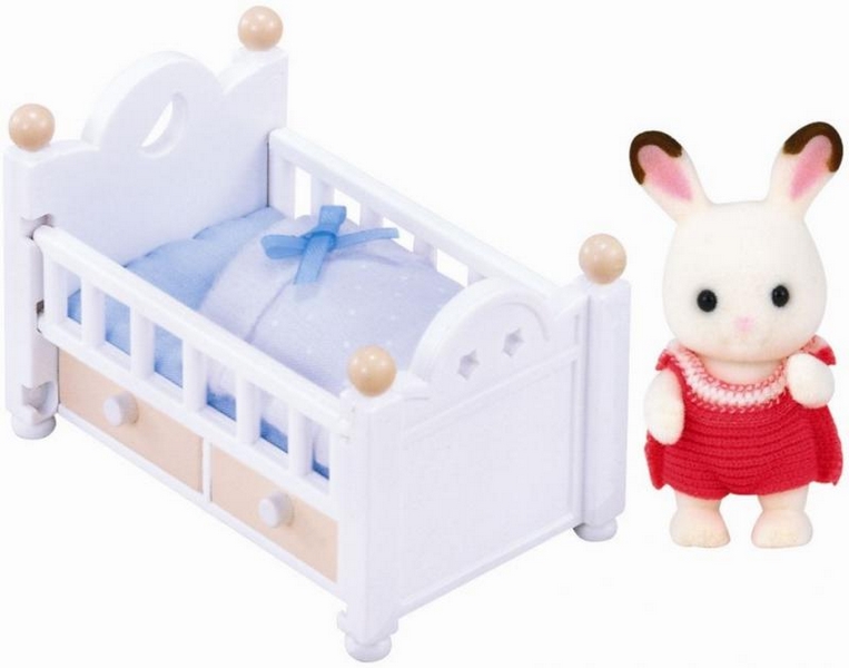 Sylvanian Families - Baby králík v postýlce