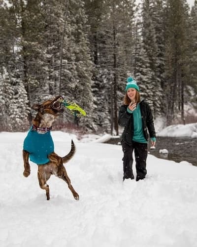 Ruffwear Pacific Ring™ Hračka pro psy Aurora Teal 27cm