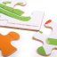 Puzzle da pavimento Bigjigs Toys - Verdure