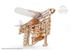 Ugears 3D Casse-tête mécanique en bois avion d'éjection