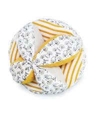 Doudou textilă activă minge cu zornăitor albină 15 cm